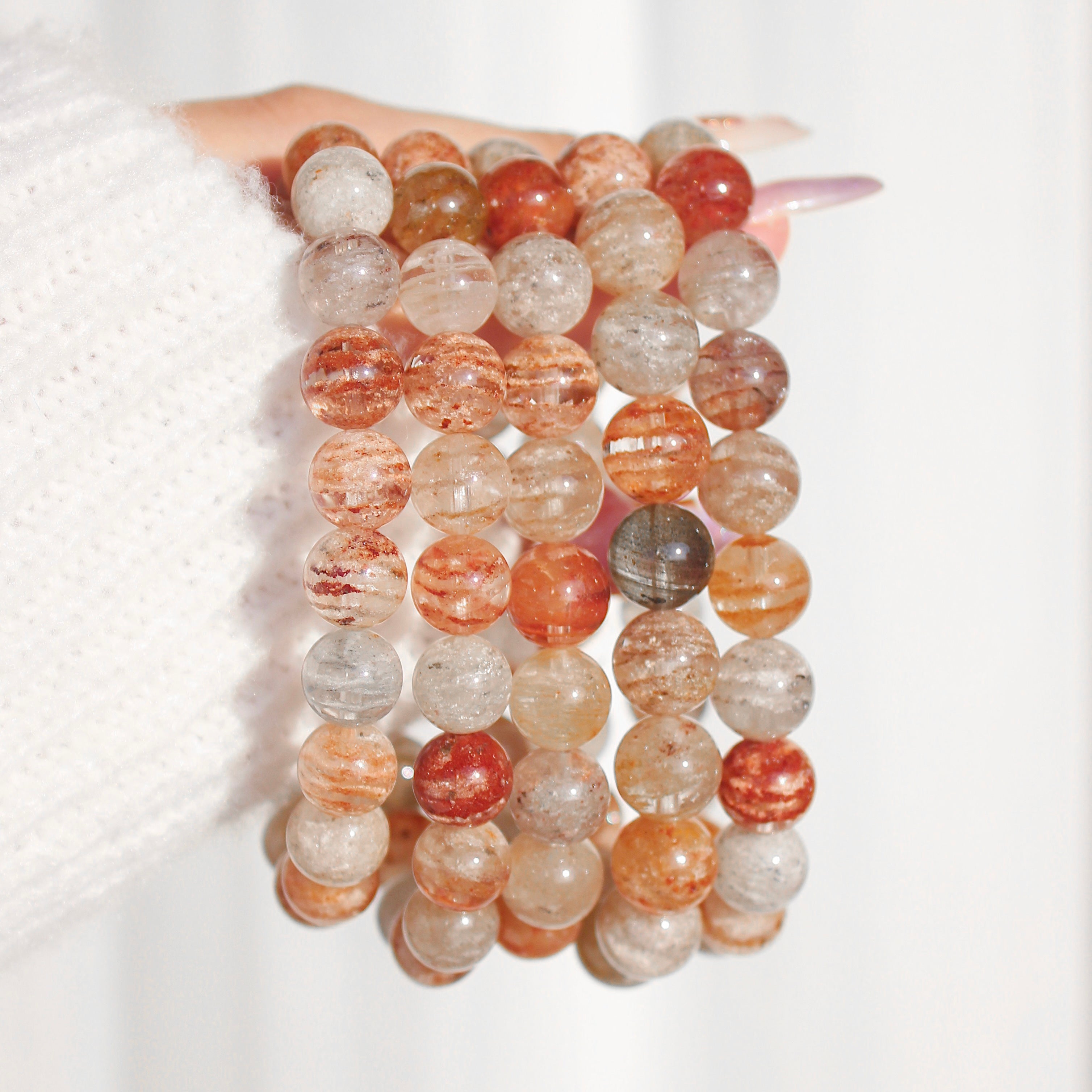 Collector's Thousand Layer Garden Quartz Bracelet