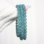 Premium Blue Water Jadeite Bracelet
