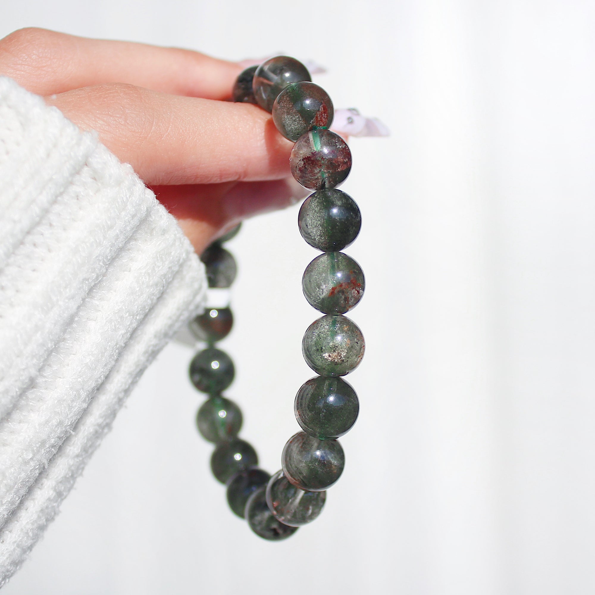 Premium Green Garden Quartz Bracelet
