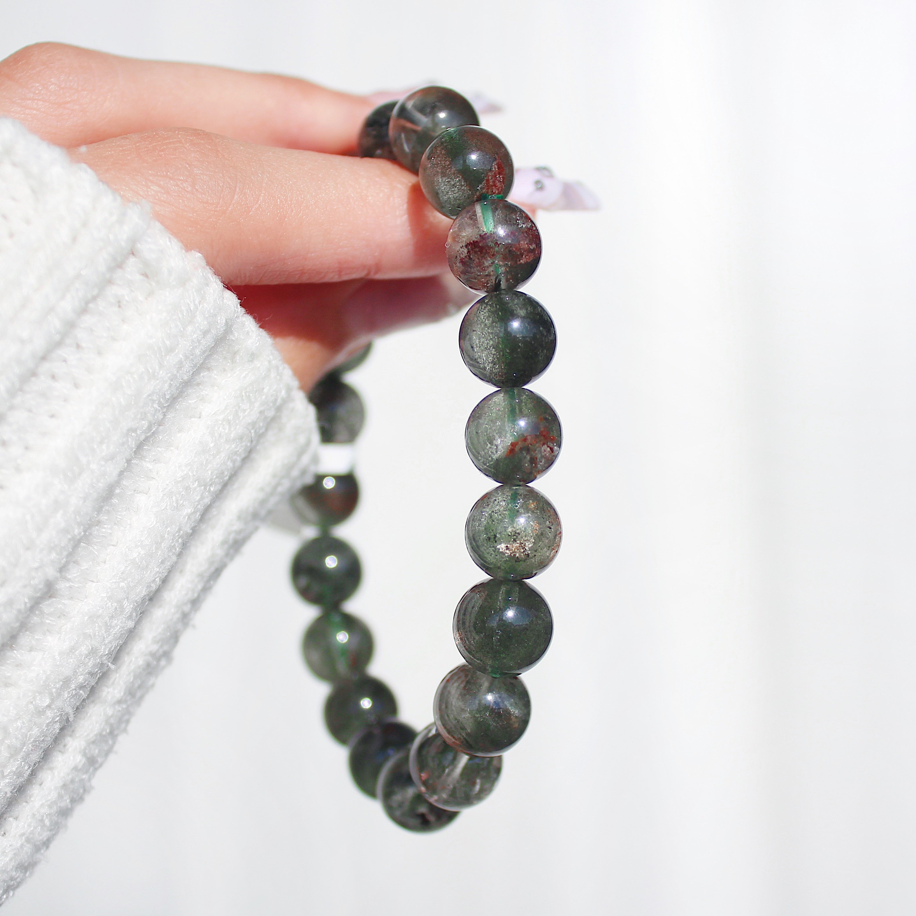 Premium Green Garden Quartz Bracelet