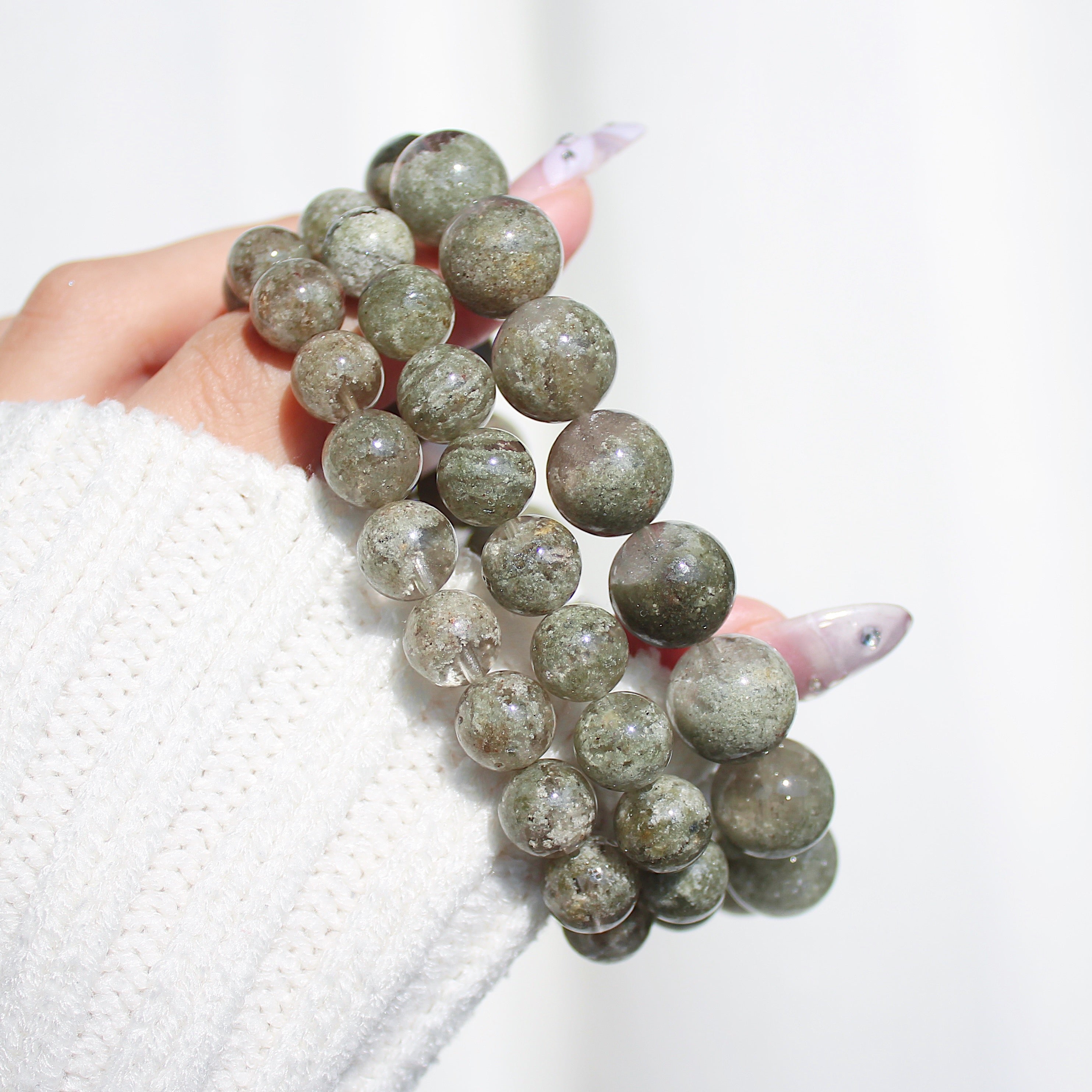 Collector's Matcha Garden Quartz Bracelet