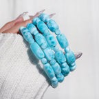 Ultra Collector's Larimar Barrel Bracelet
