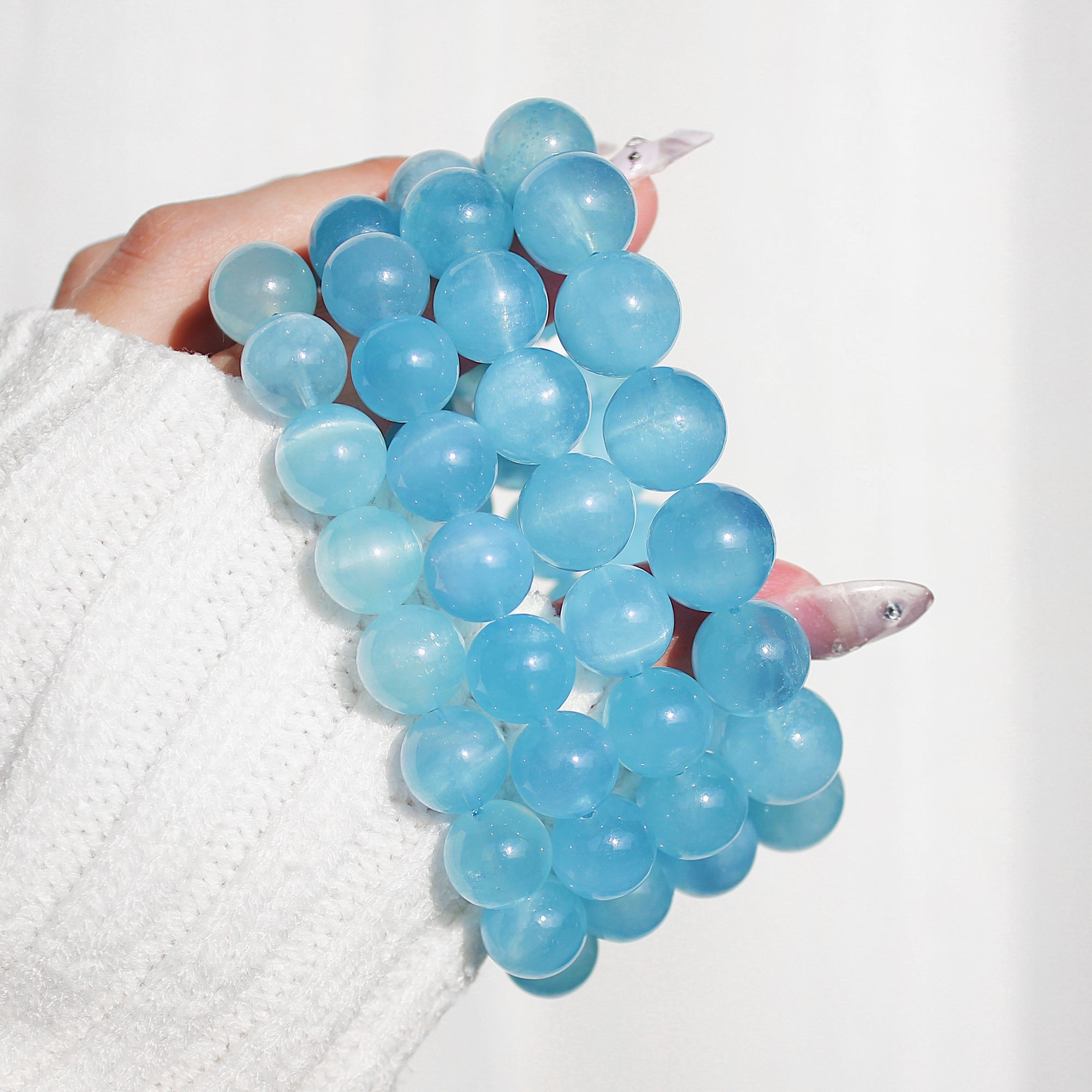 Collector's Cat's Eye Aquamarine Bracelet
