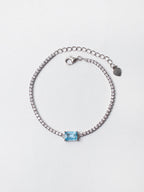 Royal Blue Topaz Tennis Bracelet