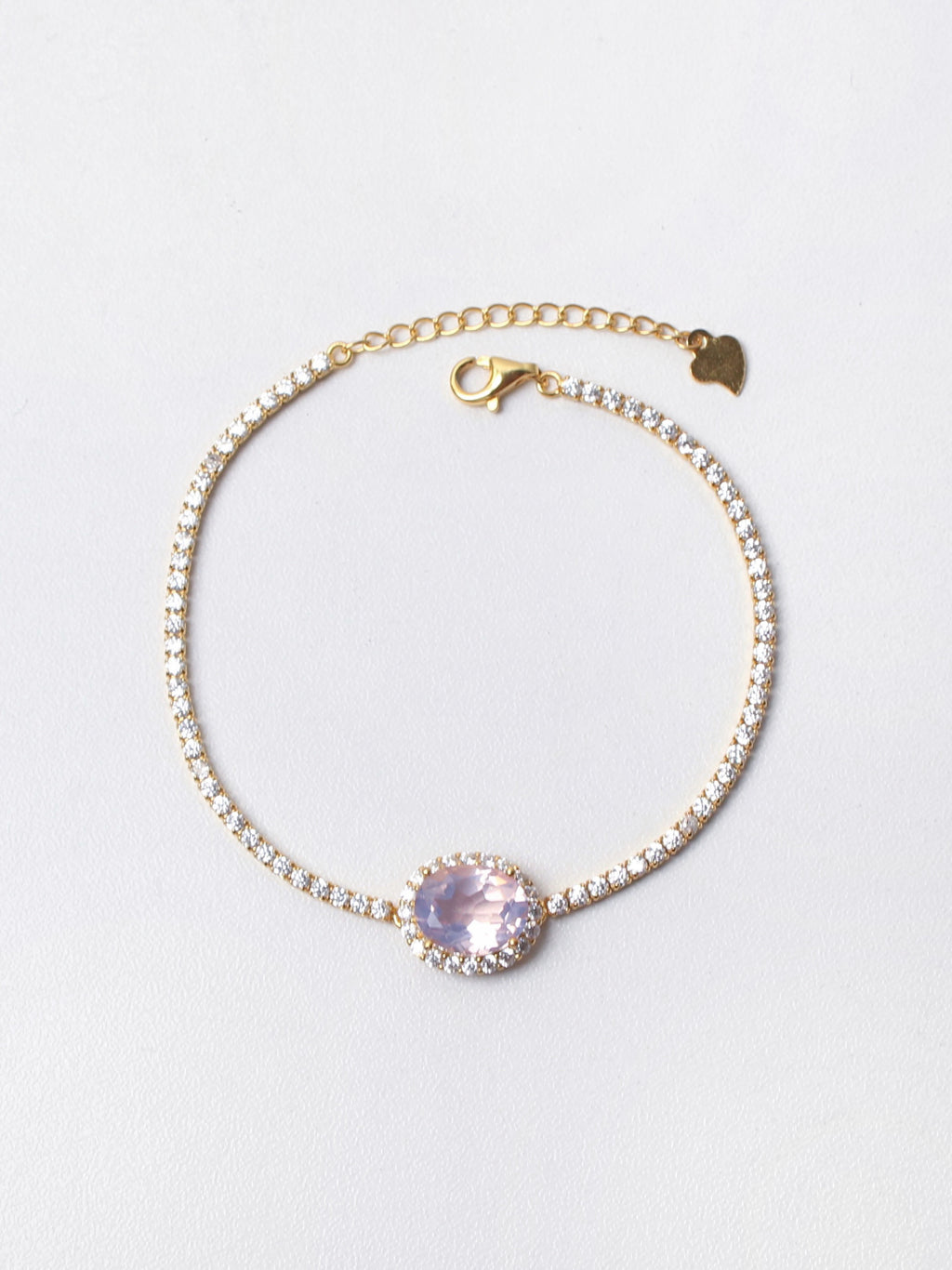 Lavender Moon Quartz Tennis Bracelet