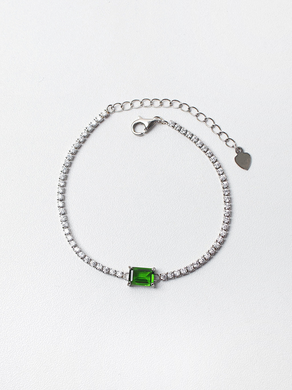 Diopside Tennis Bracelet
