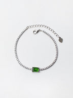Diopside Tennis Bracelet