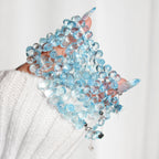 Gem Grade Swiss Blue Topaz Briolette Bracelet