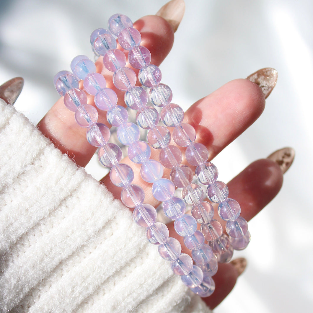 Collector's Lavender Moon Quartz Bracelet