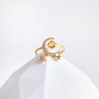 Citrine Stellar Luna Ring