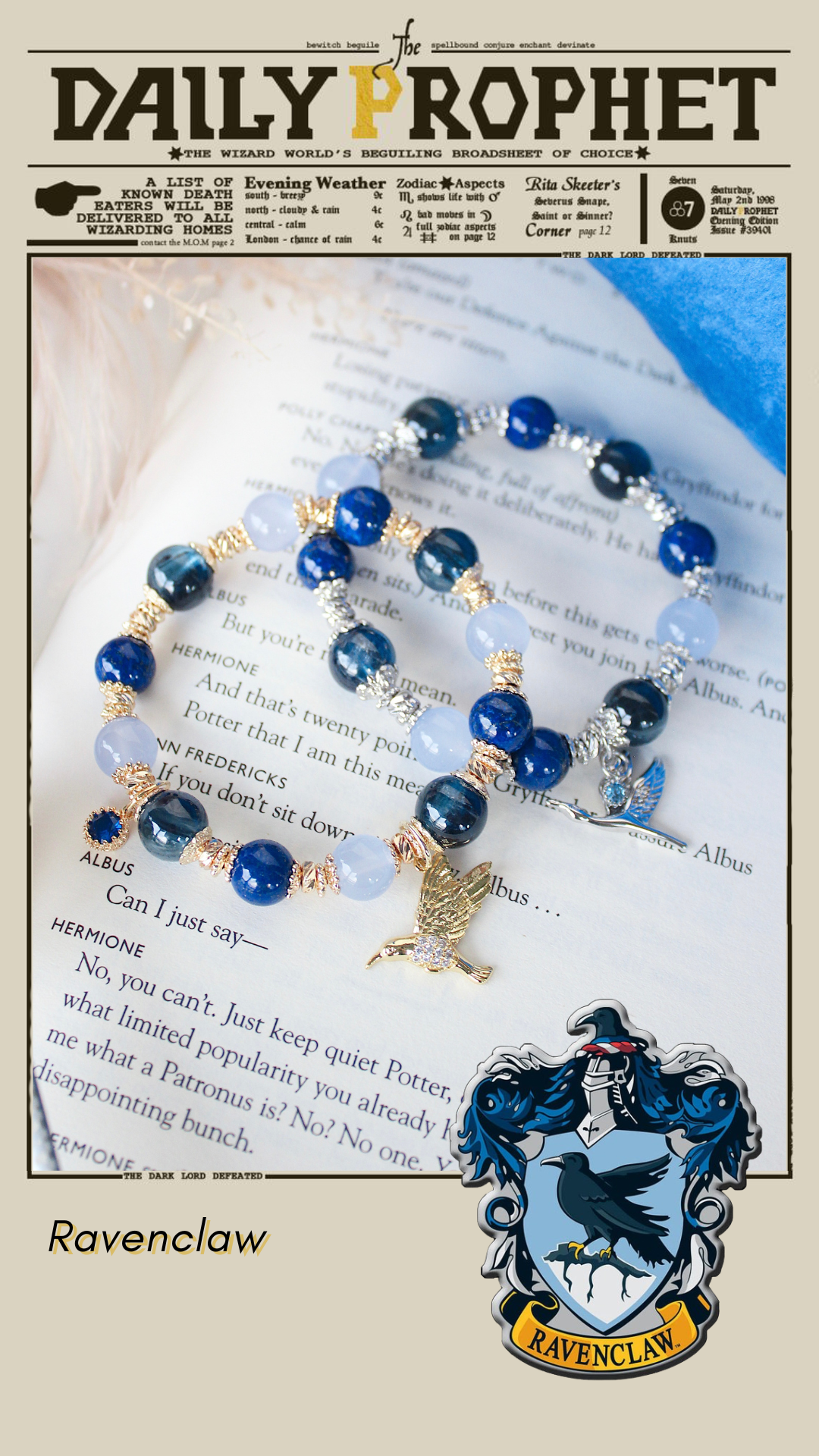 Ravenclaw House Bracelet