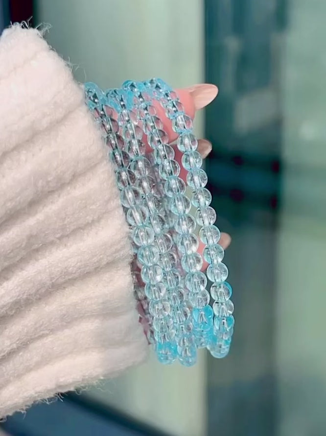 Premium Swiss Blue Topaz Bracelet