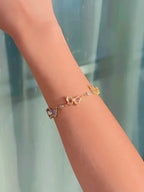 Fluorite Butterfly Bracelet