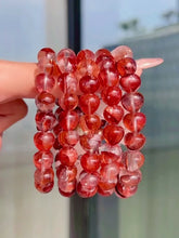Load and play video in Gallery viewer, Premium Fire Quartz Berry Bracelet
