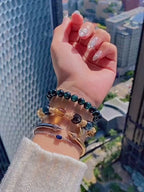 Ultra Collector's Blue Tourmaline Bracelet