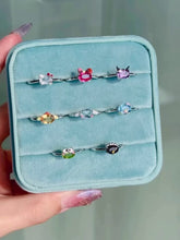Load and play video in Gallery viewer, Badtz-Maru Black Spinel Ring
