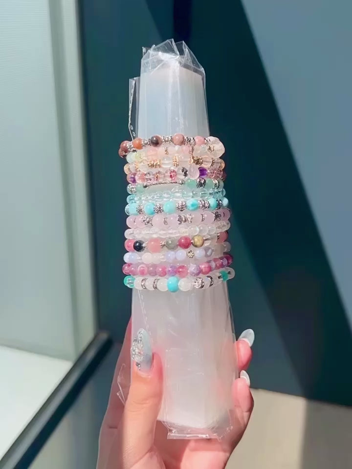 Selenite Satin Spar Obelisk