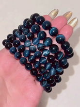 Load and play video in Gallery viewer, Blue Tiger&#39;s Eye Bracelet

