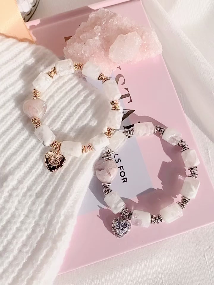 Snowy Valentine Bracelet