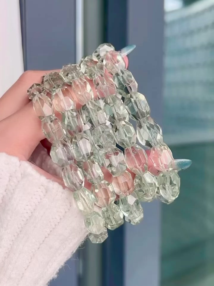 Collector's Prasiolite Freeform Bracelet