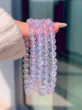 Load and play video in Gallery viewer, Collector&#39;s Lavender Moon Quartz Bracelet
