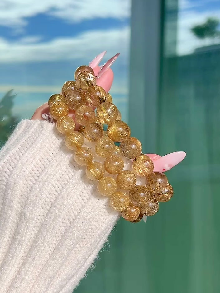 Ultra Collector's Golden Rutile Bracelet