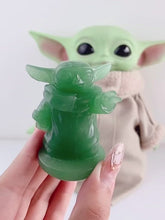 Load and play video in Gallery viewer, Green Aventurine Baby Yoda
