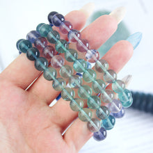 Load image into Gallery viewer, Gradient Rainbow Fluorite Bracelet
