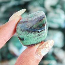 Load image into Gallery viewer, Green Sardonyx Tumbled Stone
