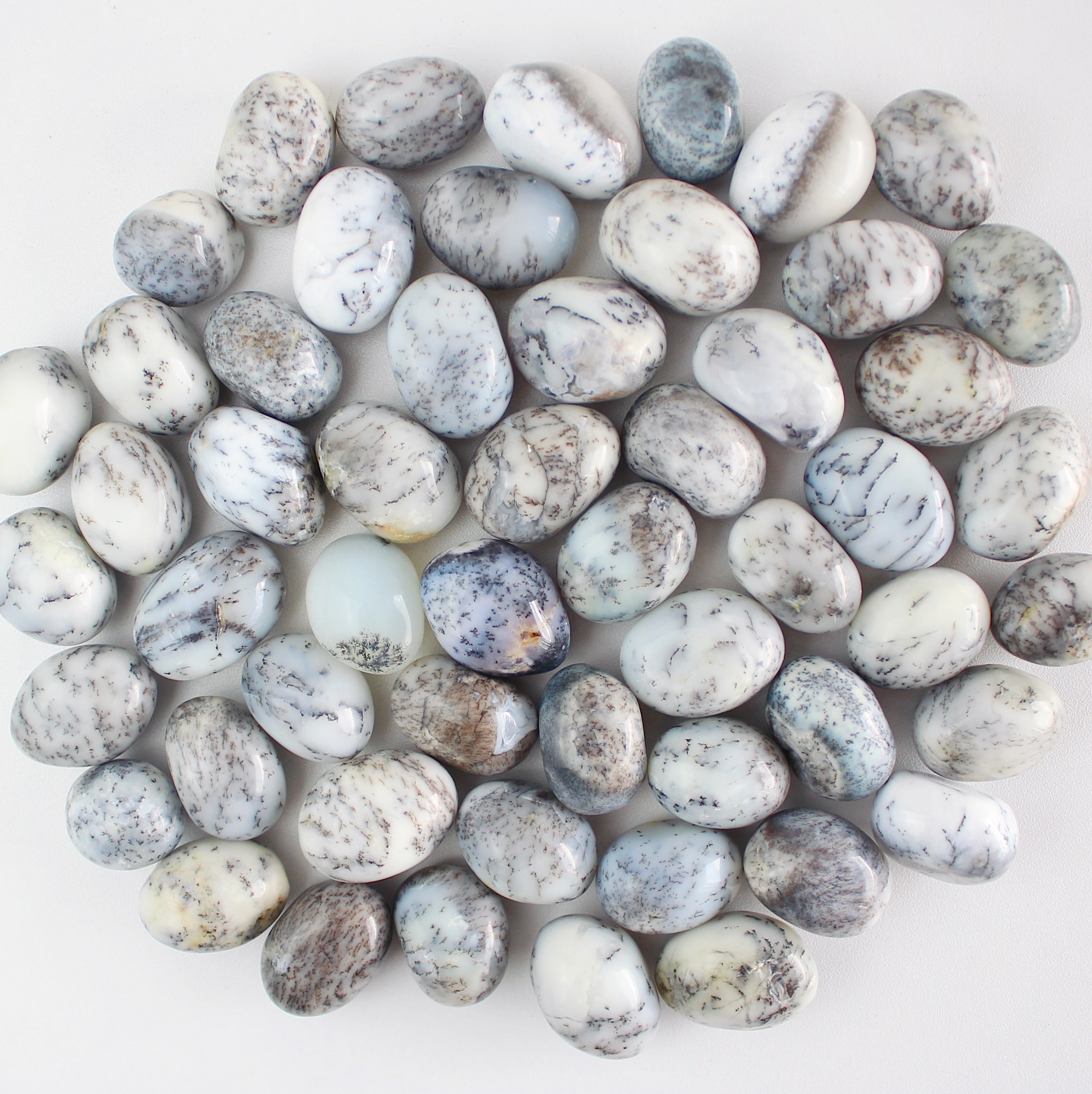 Dendritic Agate Tumbled Stone