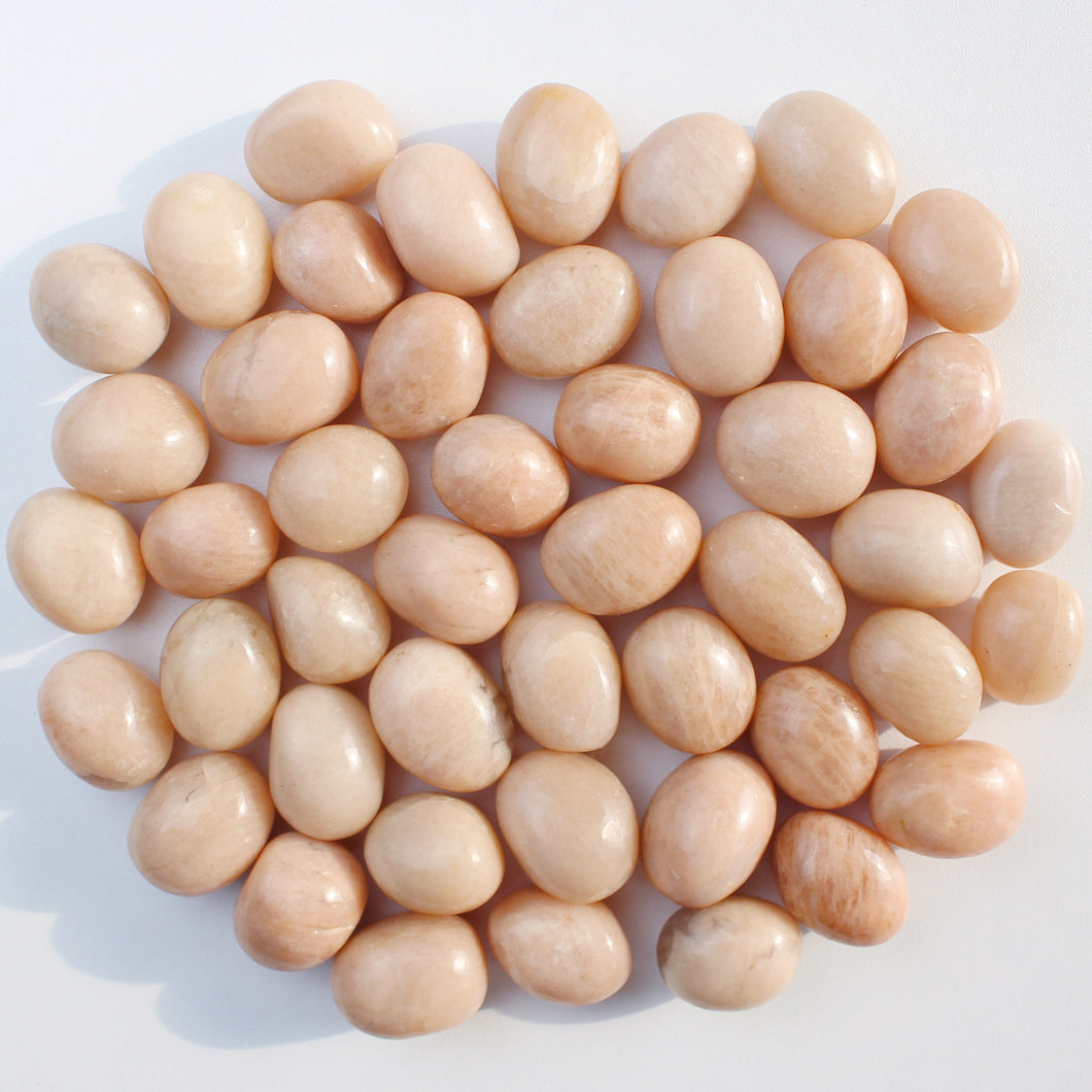 Peach Moonstone Tumbled Stone