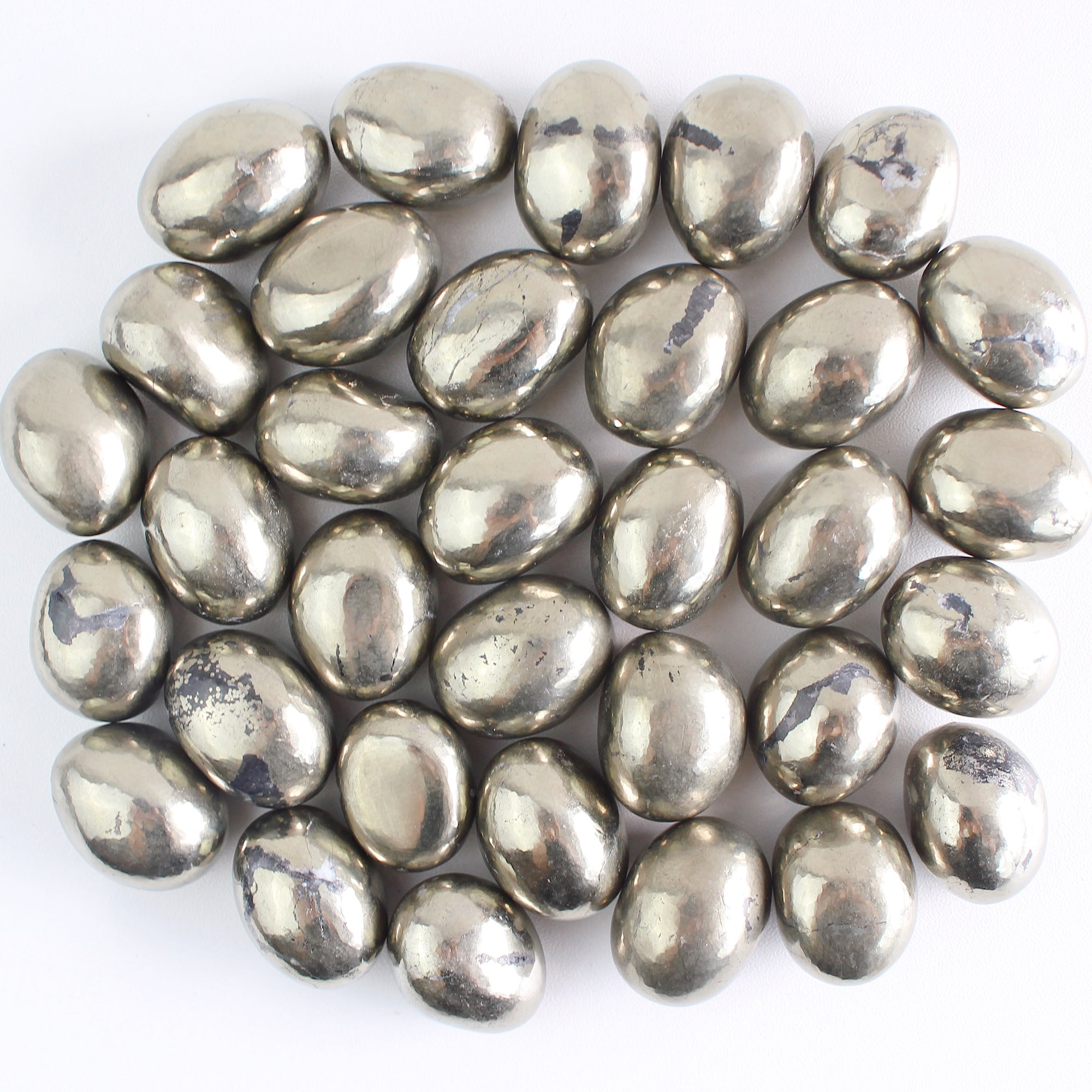 Pyrite Tumbled Stone