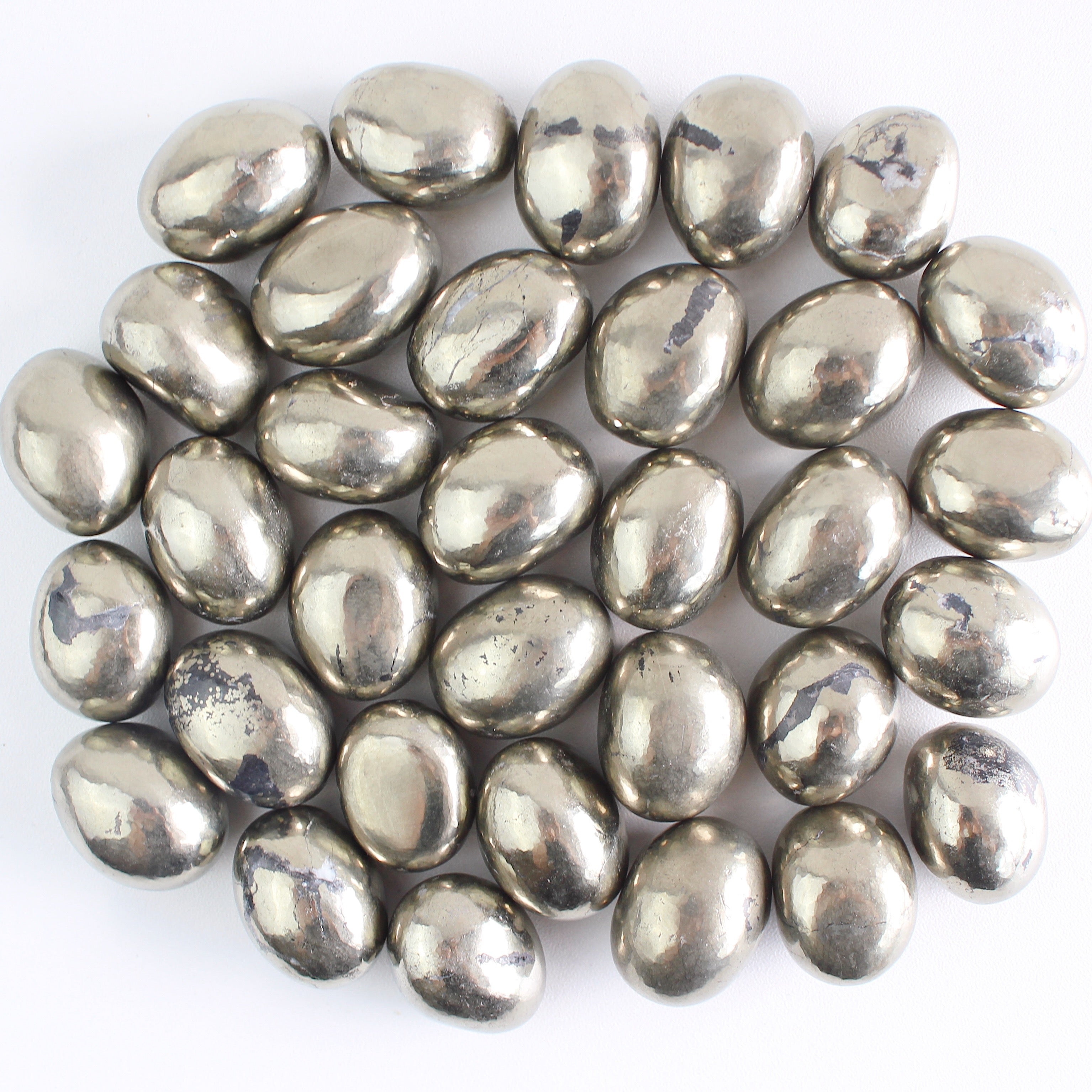 Pyrite Tumbled Stone