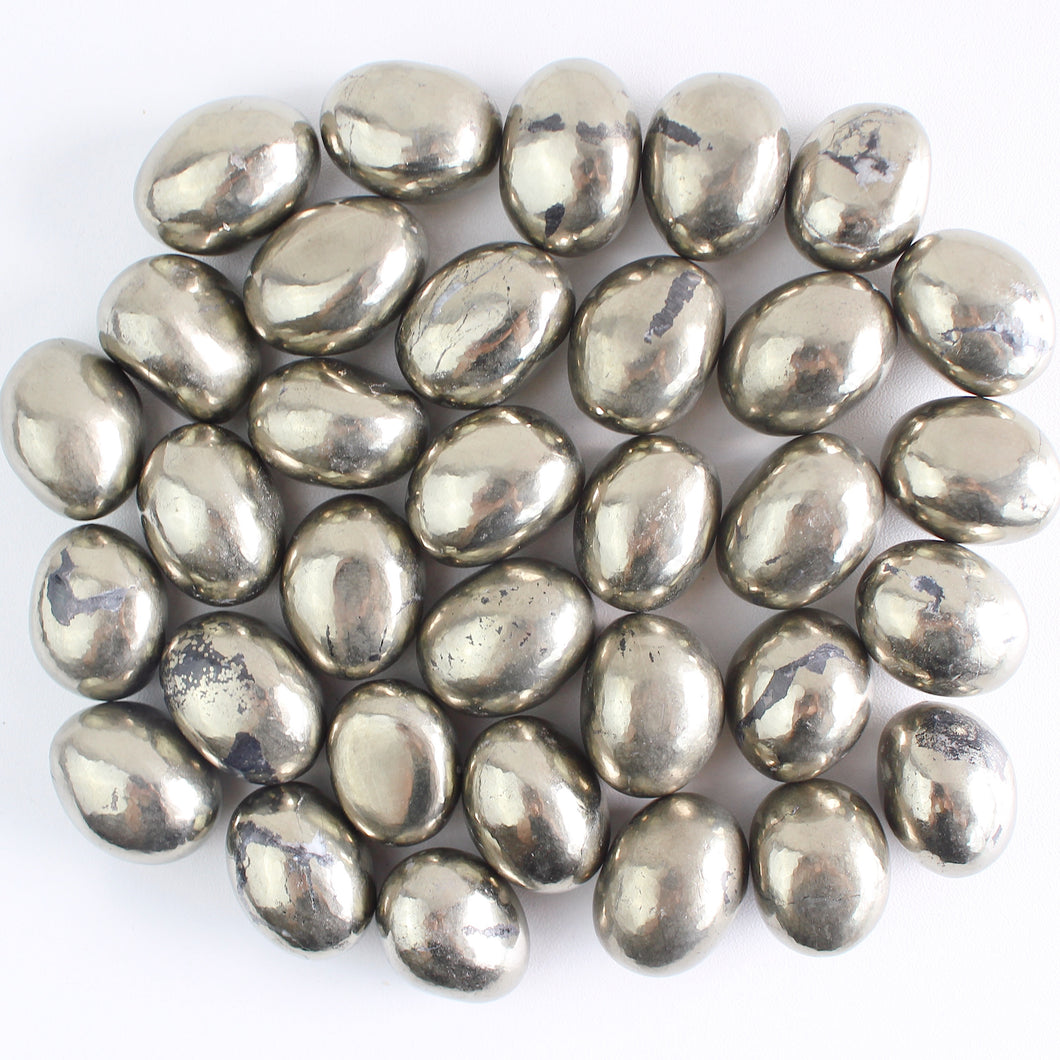 Pyrite Tumbled Stone