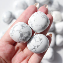 Load image into Gallery viewer, Howlite Tumbled Stone
