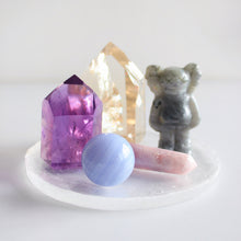 Load image into Gallery viewer, Selenite Round Plate

