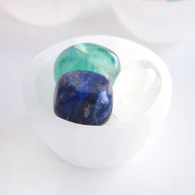 Load image into Gallery viewer, Selenite Bowl &amp; Tumbles Gift Set
