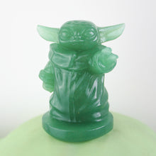Load image into Gallery viewer, Green Aventurine Baby Yoda
