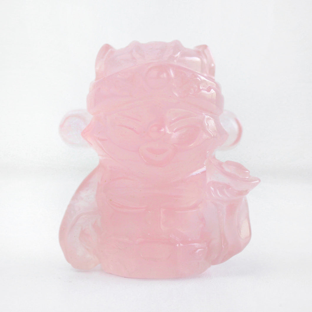 Rose Quartz God of Fortune