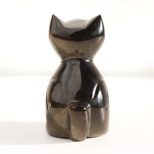 Load image into Gallery viewer, Golden Obsidian Cat
