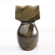 Load image into Gallery viewer, Golden Obsidian Owl
