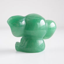 Load image into Gallery viewer, Green Aventurine Elephant
