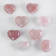 Load image into Gallery viewer, Girasol Rose Quartz Heart
