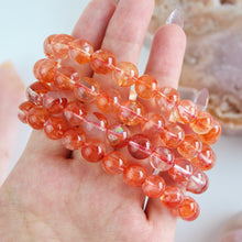 Load image into Gallery viewer, Fire/Hematoid Quartz Bracelet
