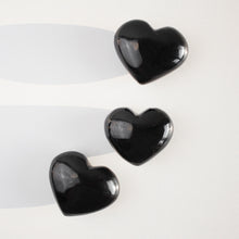 Load image into Gallery viewer, Black Tourmaline Puffy Heart
