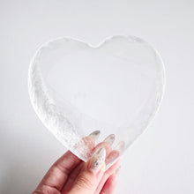 Load image into Gallery viewer, Selenite Heart Plate
