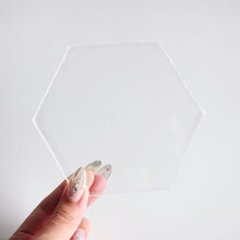 Load image into Gallery viewer, Selenite Hexagon Plate
