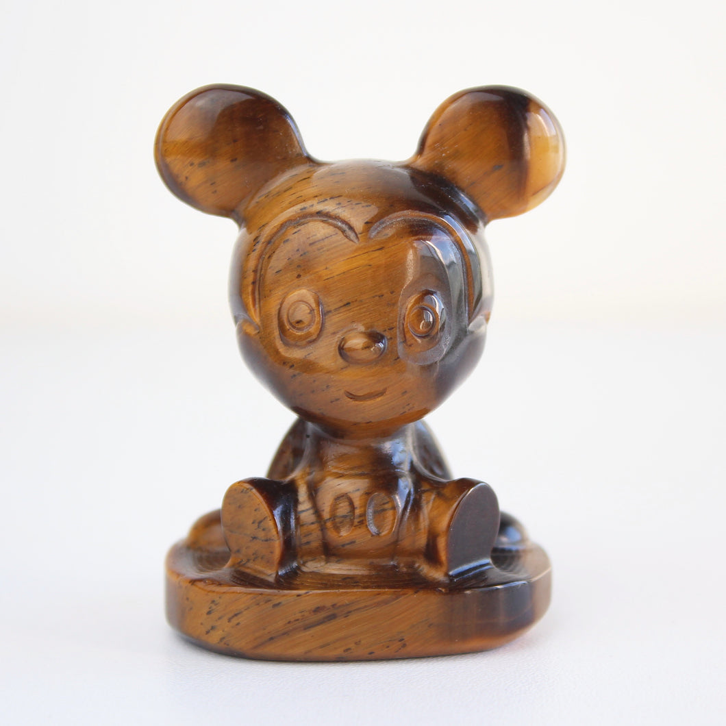 Yellow Tiger's Eye Baby Mickey