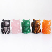 Load image into Gallery viewer, Orange Calcite Fortune Cat
