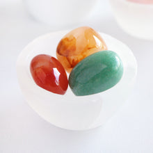 Load image into Gallery viewer, Selenite Bowl &amp; Tumbles Gift Set
